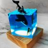 Transparent Original Resin Marine Life, Resin Light Night Lamp, Furniture Decor, Best Friend Gifts, Christmas Gift, Halloween Gift