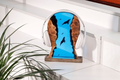 Headphone Stand The Ocean Epoxy Resin Lamp