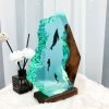 Humpback whale and Couple Diver Night light, Epoxy Resin Wood lamp, Scuba diving, Free diving, Marine Resin Lamp, Home decor Christmas gift