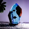 Manta Rays and Jellyfish Night Light Lamp, Diver lamps decoration, Wooden Night Lights for decoration,  gift for her