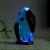 Manta Rays and Divers Night Light Lamp, Diver lamps decoration, Ocean lamp, Wooden Night Lights for decoration, Woman day's gift for her