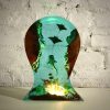 Headphone Stand,Night light,Epoxy Lamp,Resin lamp,Resin Night light,Epoxy Resin Lamp,Table Lamp,Gift for Gamer,Custom Night Light