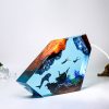 Whale Shark and and couple Diver Night Lights, Whale Shark Resin lamp, Epoxy Resin Table Lamp, Home Decor Boho, Birthday gifts for her