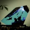 Orca Killer Whale and Diver Night Lights, Killer whale resin lamp, Epoxy Resin Table Lamp, Home Decor Boho, Home Decoration, gift for him