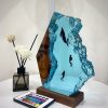 Humpback and Couple Diver Epoxy Resin Lamp